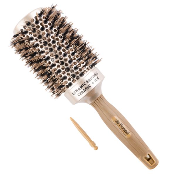 Perie de par ceramica + ion dynamic brush lila rossa, 53 mm