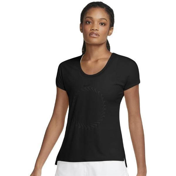 Tricou femei nike icon clash miler ss cz9606-010, m, negru
