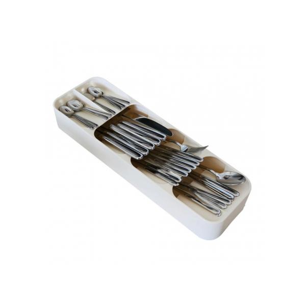 Organizator tacamuri, alb, 390x112x52 mm - maxdeco
