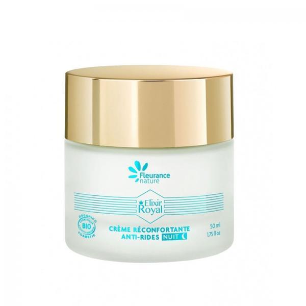 Cremă reconfortantă antirid de noapte fleurance nature elixir royal 50ml