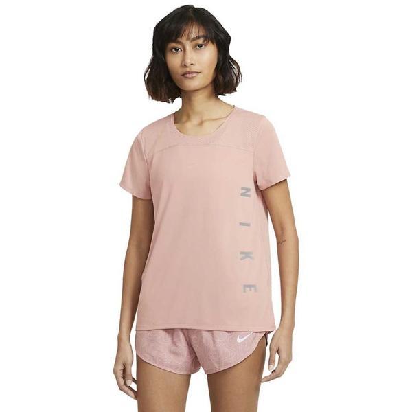 Tricou femei nike miler run division da1246-685, m, roz