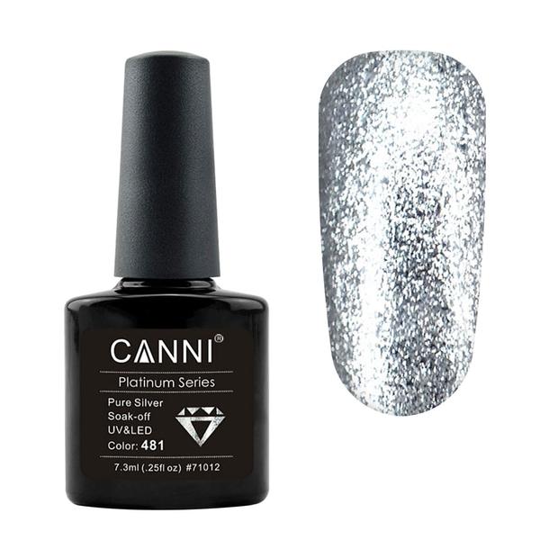 Oja semipermanenta soak off platinum canni 481, 7,3ml
