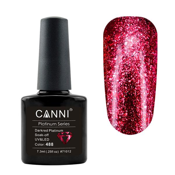 Oja semipermanenta soak off platinum canni 488, 7,3ml