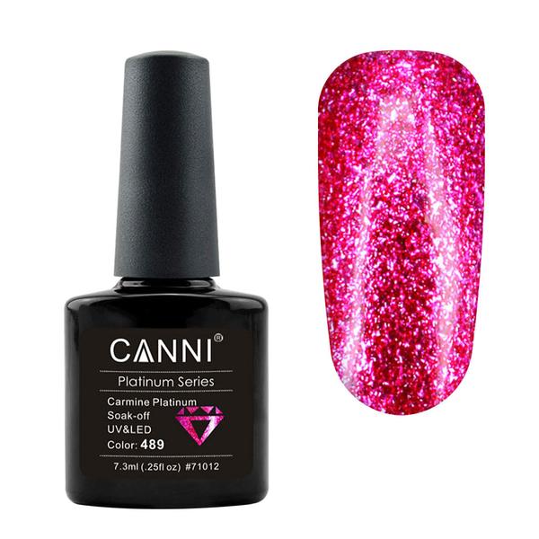 Oja semipermanenta soak off platinum canni 489, 7,3ml