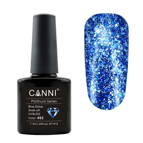 Oja semipermanenta soak off platinum canni 492, 7,3ml