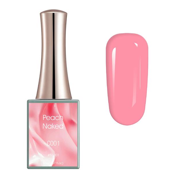 Oja Semipermanenta Peach Naked Canni C001, 16 ml Canni imagine noua