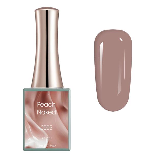 Oja Semipermanenta Peach Naked Canni C005, 16 ml Canni imagine noua