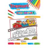 Trenuri de colorat 3-5 ani, editura Erc Press