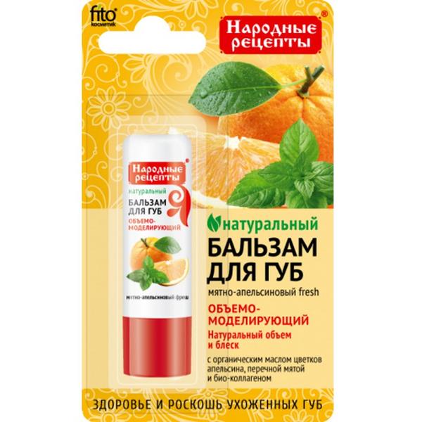 Balsam pentru Buze cu Menta si Portocale Fitocosmetic, 4.5 g