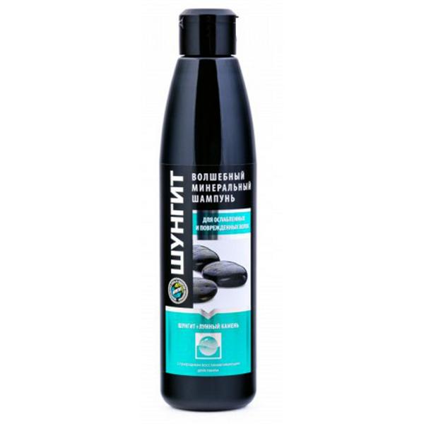 Sampon mineral regenerant cu shunghit si piatra lunii shunghit, 330 ml