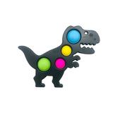 Jucarie senzoriala Dimple fidget toy, Dinozaur, 1 an, Shop Like A Pro, Negru, 21x15cm