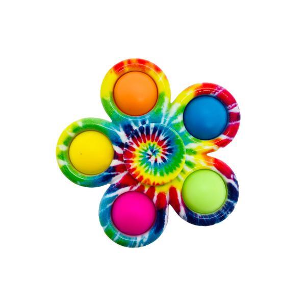 Jucarie senzoriala spinner Dimple, flower, 5 bule, Shop Like A Pro , multicolora, 8cm