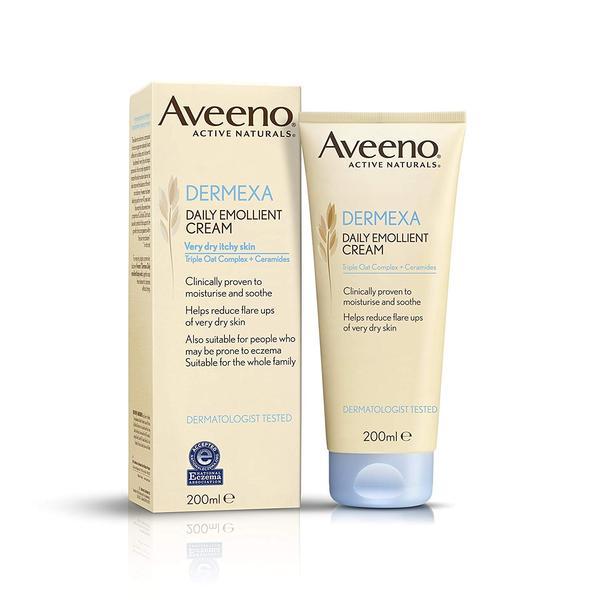 Crema emolienta pentru piele foarte uscata si iritata, aveeno dermexa, 200ml