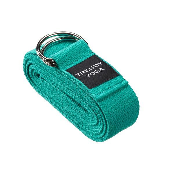 Curea de yoga, verde, 300 x 4 x 0.2 cm