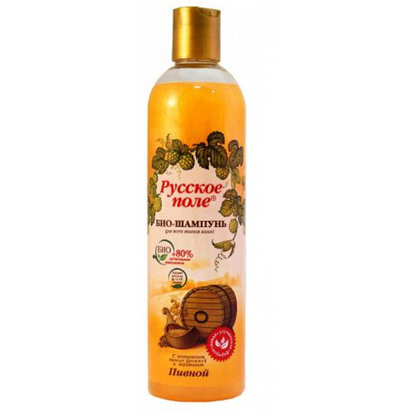 Sampon pentru indesirea parului cu extract de bere cheratina si vitamine campia rusa, 400 ml