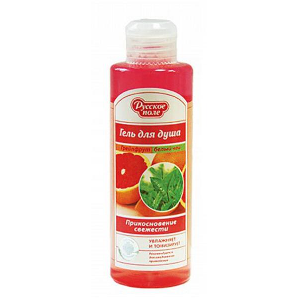 Gel de Dus Revigorant cu Extracte de Grapefruit si Ceai Alb Campia Rusa, 250 ml