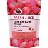 Sare de Baie Spumanta cu Litchi si Rambutani Fresh Juice, 500 g