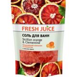 Sare de Baie cu Portocale Siciliene si Clementine Fresh Juice, 500 g