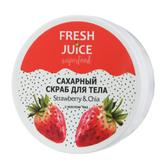 Exfoliant pentru Corp Capsuni si Chia Fresh Juice, 225 ml