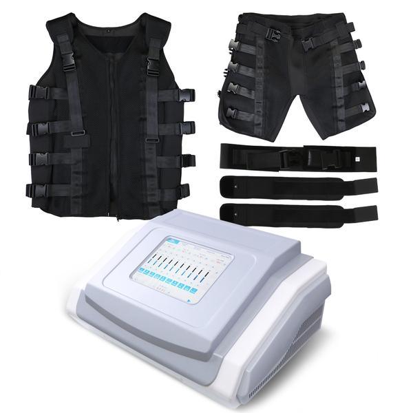 Costum Microcurent Electrostimulare Profesional EMS Body Suit, Slabire Rapida Anticelulitic, 121X1 esteto.ro imagine teramed.ro