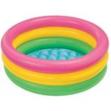 Piscina gonflabila copii, Intex, Sunset glow, baby pool, 73 Litri, 86 x 25 cm, 58924