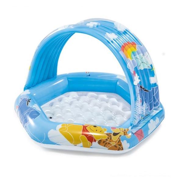 Piscina gonflabila pentru copii cu acoperis intex winnie, 109x102x71 cm