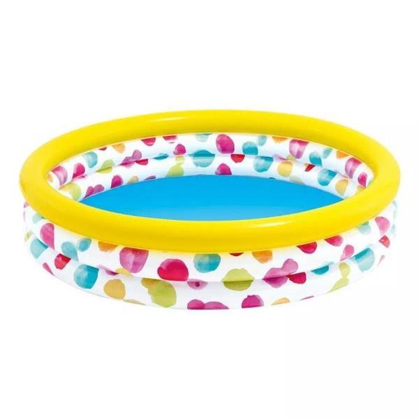 Piscina gonflabila copii, Intex, Cool Dots, 330 Litri, 147 x 33 CM, 58439
