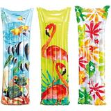 Saltea gonflabila de plaja, Fashion, Intex, 183 x 69cm, 59720