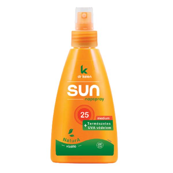 Spray pentru Protectie Solara Sun SPF25 Natura Dr. Kelen, 150 ml DrKelen