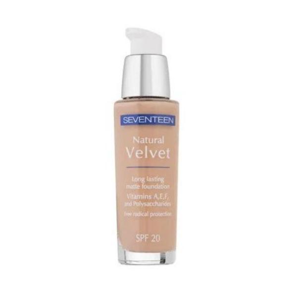 Fond de ten natural velvet Seventeen nr06, 30ml esteto.ro imagine noua