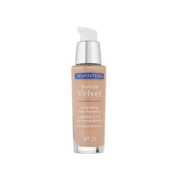 Fond de ten natural velvet Seventeen nr04, 30ml esteto.ro imagine noua