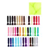 Extensii Colorate pentru Impletituri Galben Neon Lucy Style 2000, 1 buc