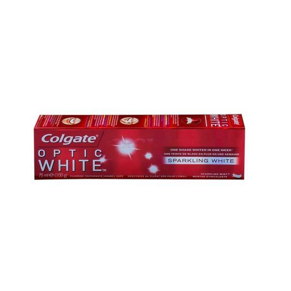 Pasta de dinti, colgate, optic white sparkling white, 75ml