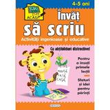 Scoala acasa. Invat sa scriu 4-5 ani, editura Girasol