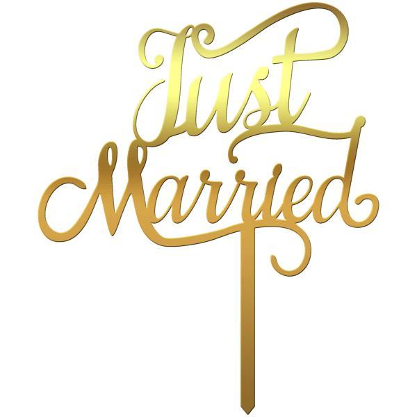 Topper tort nunta just married h - tomvalk