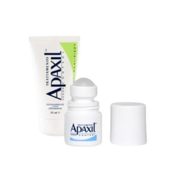 Set cadou Tratamente Apaxil Deo Axile 25 ml + Gel maini/picioare 75 ml Apaxil