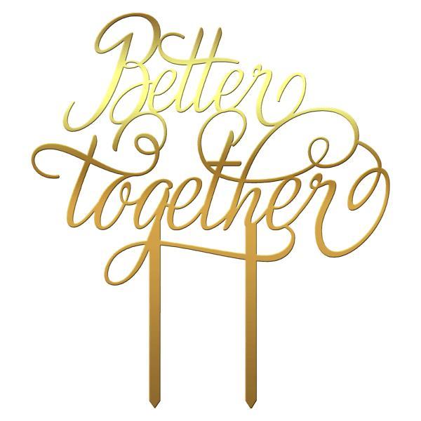 Topper tort nunta better together - tomvalk