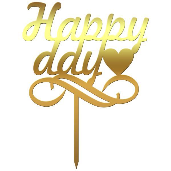 Topper tort nunta happy day - tomvalk
