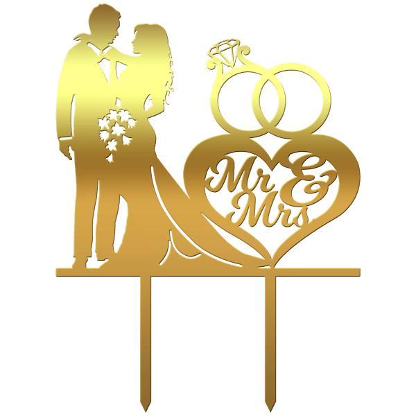 Topper tort nunta mr mrs e - tomvalk