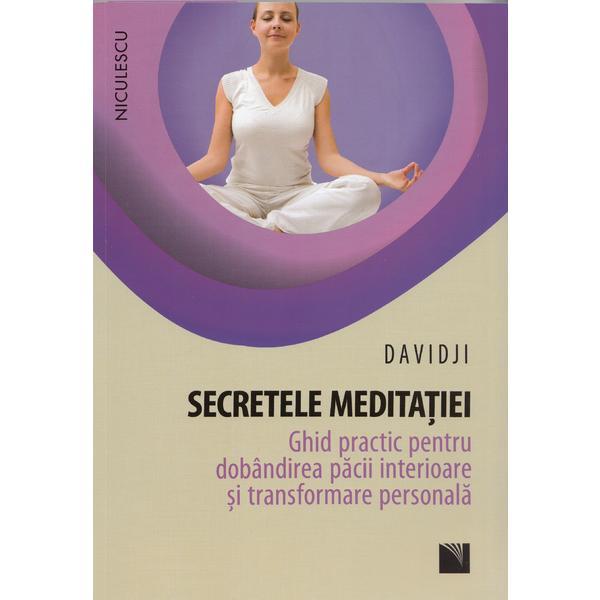 Secretele meditatiei - Davidji, editura Niculescu