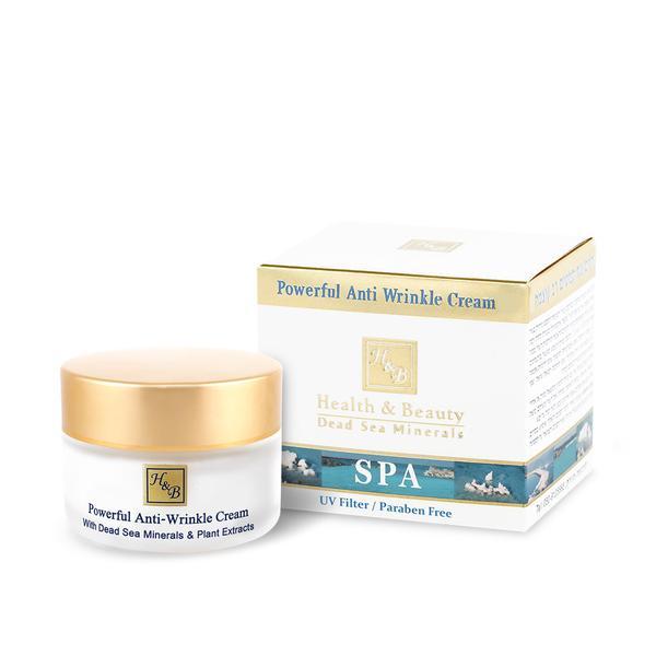 Crema puternic antirid, health and beauty dead sea, 50 ml, spf 20