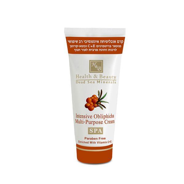 Crema cu catina alba pentru corp, health and beauty dead sea, multifunctionala, fara parabeni, 180 ml