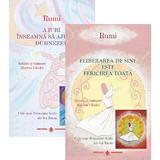 Set 2 carti: A iubi inseamna sa ajungi la Dumnezeu + Eliberarea de sine este fericirea toata - Rumi, editura Dharana