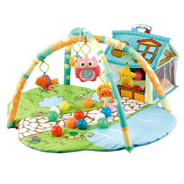 Covoras de joaca cu casuta sweet house