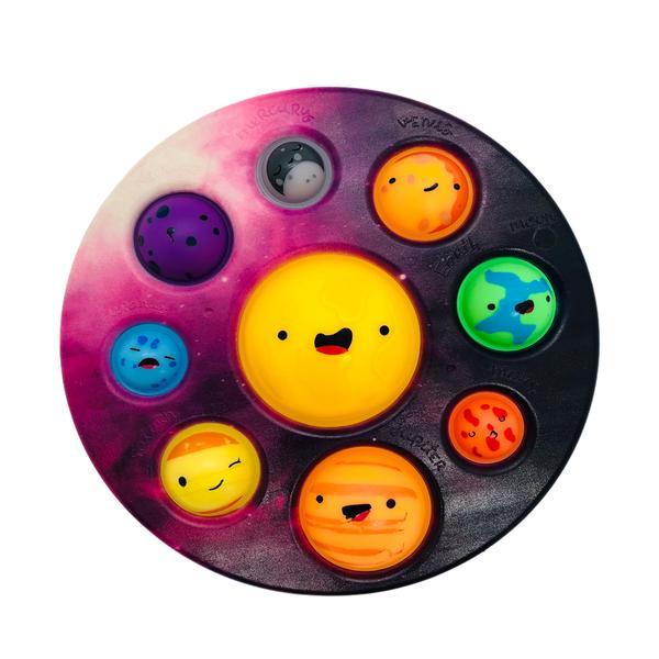 Jucarie senzoriala dimple fidget toy, cosmos, 1 an, shop like a pro®, purpple, 18x18cm