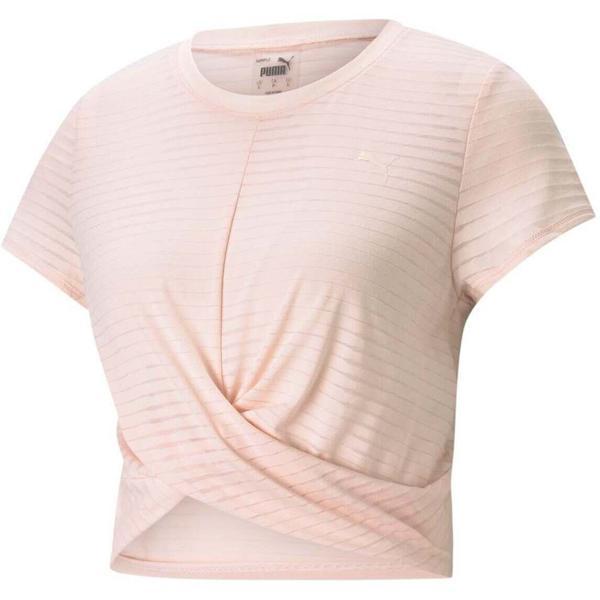 Tricou femei puma studio twist burnout 52022827, xs, roz