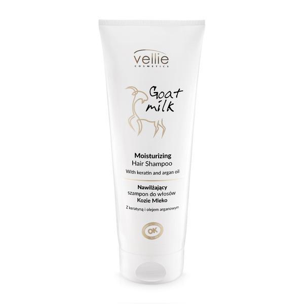 Sampon Hidratant Vellie Goat Milk cu extract din lapte de capra, 250ml