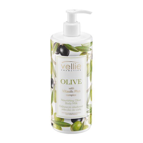 Lapte de corp hranitor Vellie Olive cu ulei de masline si complex Vitaoils Plus, 400ml 400ml poza noua reduceri 2022