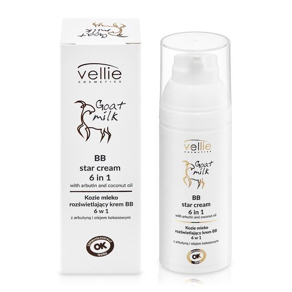 Crema BB pentru ochi si fata Vellie Goat Milk, cu extract din lapte de capra, 50ml 50ml imagine 2022