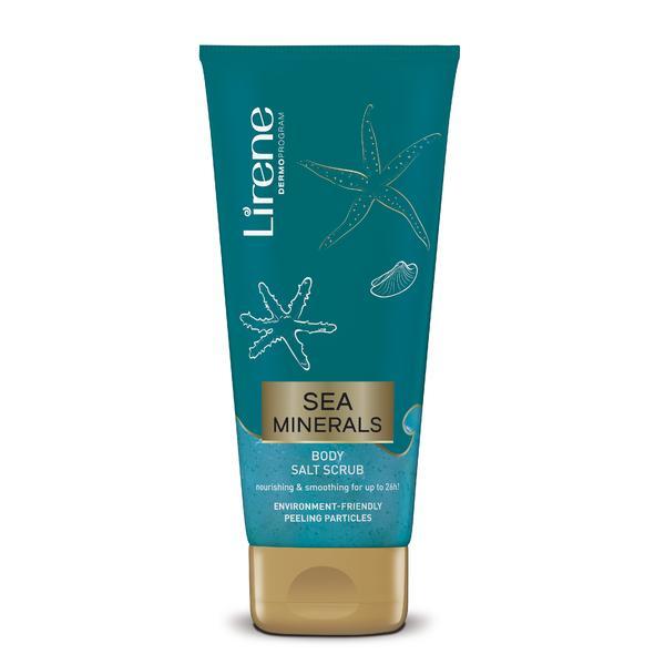 Gel corporal exfoliant lirene, cu minerale marine, 200ml
